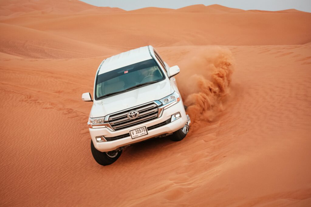 desert safari car ride